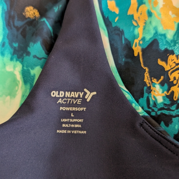 Old Navy Active Cropped Bra Tank NWOT - Picture 8 of 9